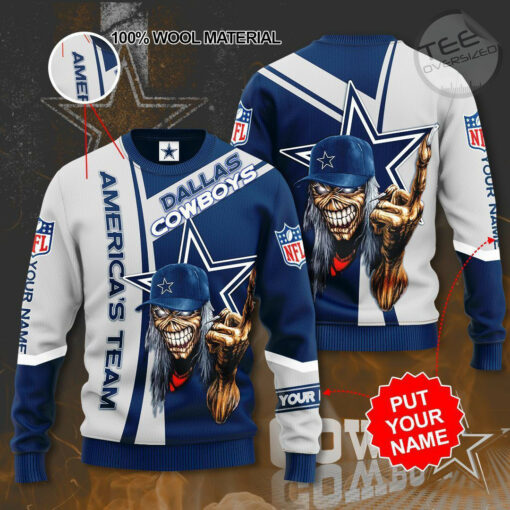 The 15 best selling Dallas Cowboys 3D sweater 08