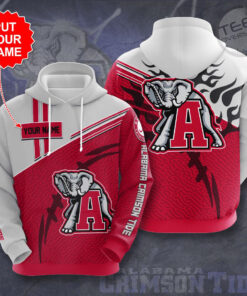 The best Alabama Crimson Tide 3D hoodie 014