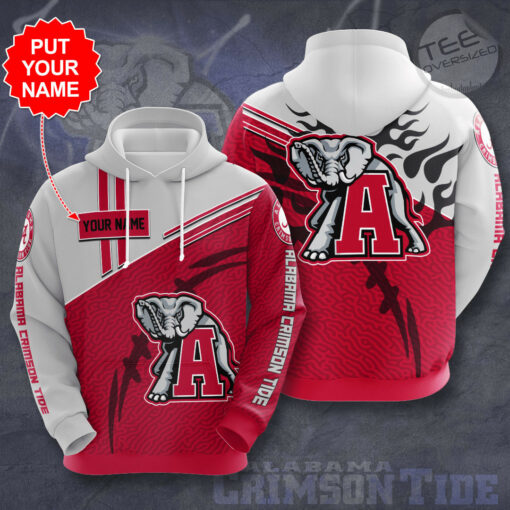 The best Alabama Crimson Tide 3D hoodie 014