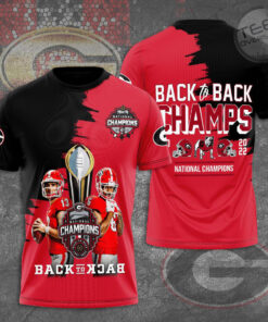 The best Georgia Bulldogs 3D T shirts 012