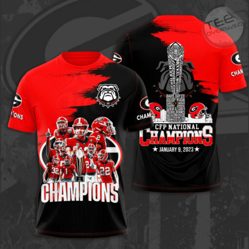 The best Georgia Bulldogs 3D T shirts 03