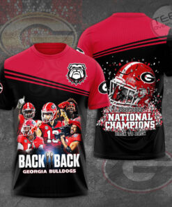 The best Georgia Bulldogs 3D T shirts 09