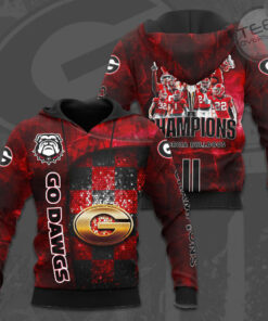 The best Georgia Bulldogs 3D hoodie 07