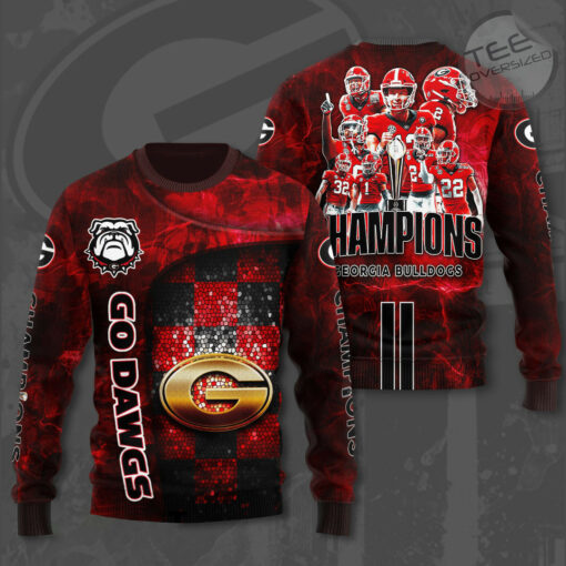 The best Georgia Bulldogs 3D sweatshirt 09