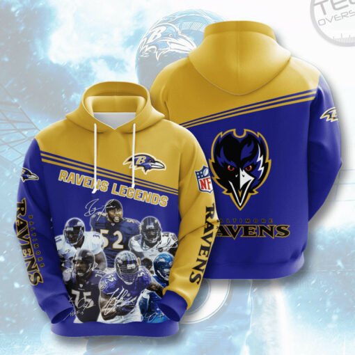 The best selling Baltimore Ravens 3D hoodie 01