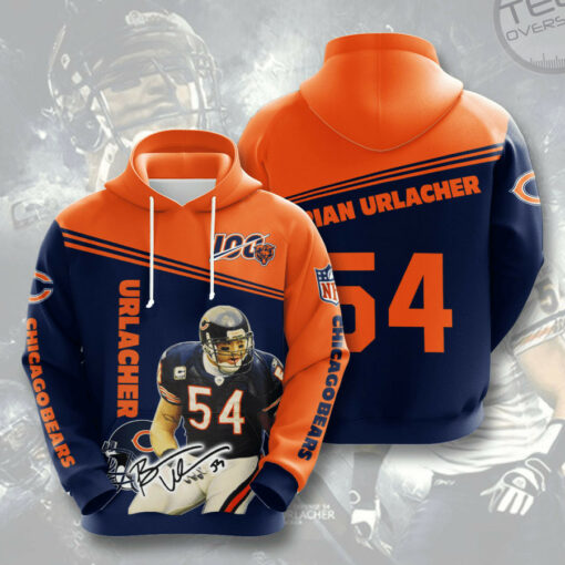 The best selling Chicago Bears 3D hoodie 05