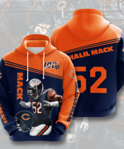 The best selling Chicago Bears 3D hoodie 07