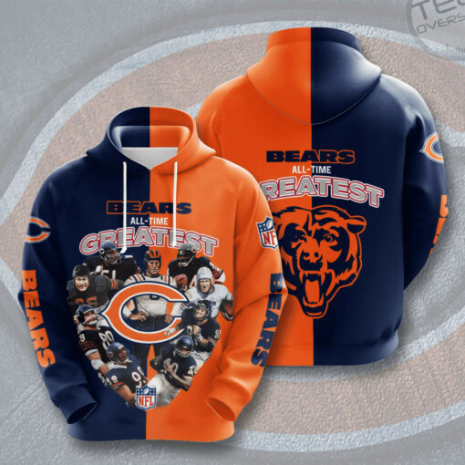 The best selling Chicago Bears 3D hoodie 10