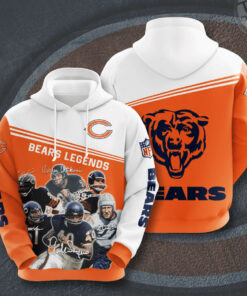 The best selling Chicago Bears 3D hoodie 11