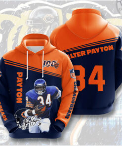 The best selling Chicago Bears 3D hoodie 12