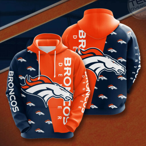 The best selling Denver Broncos 3D hoodie 01