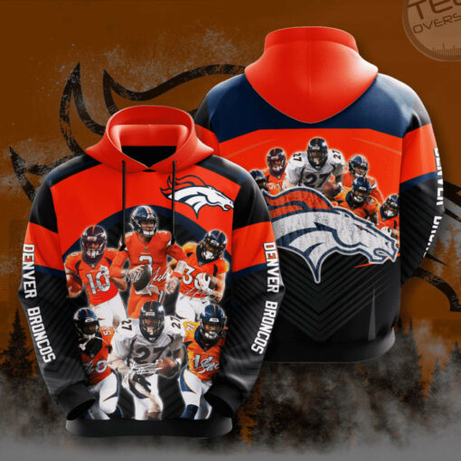 The best selling Denver Broncos 3D hoodie 02