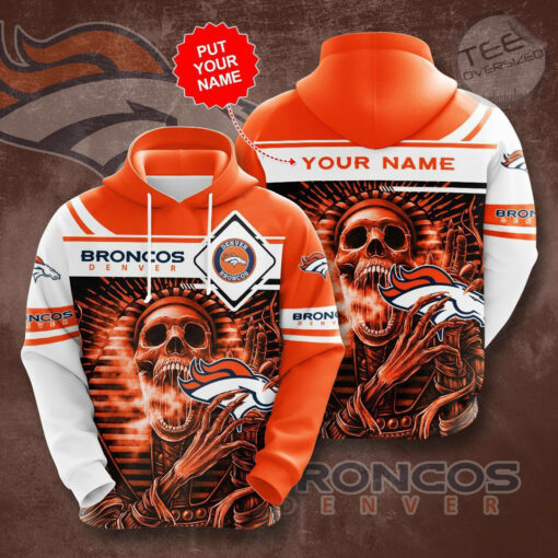 The best selling Denver Broncos 3D hoodie 08