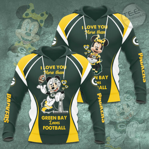 The best selling Green Bay Packers 3D hoodie 11