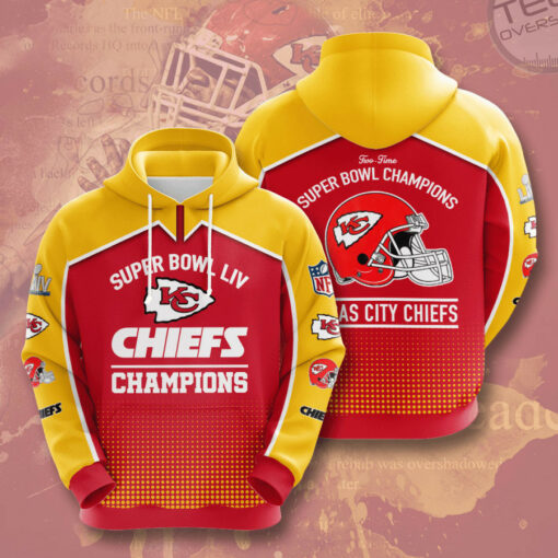 The best selling Kansas City Chiefs 3D hoodie 12