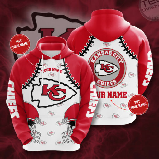 The best selling Kansas City Chiefs 3D hoodie 13
