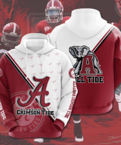 Top Best Alabama Crimson Tide 3D Hoodie 013