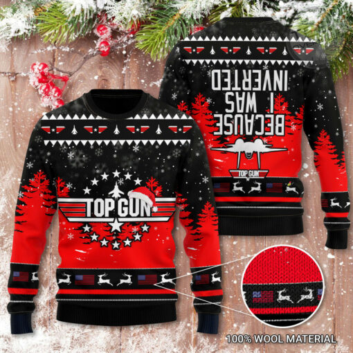 Top Gun Maverick Christmas 3D Sweater 2022