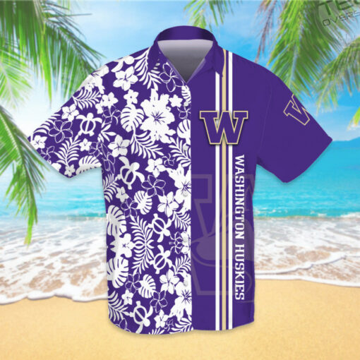 Washington Huskies 3D Hawaiian Shirt