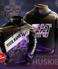 Washington Huskies 3D Hoodie 02