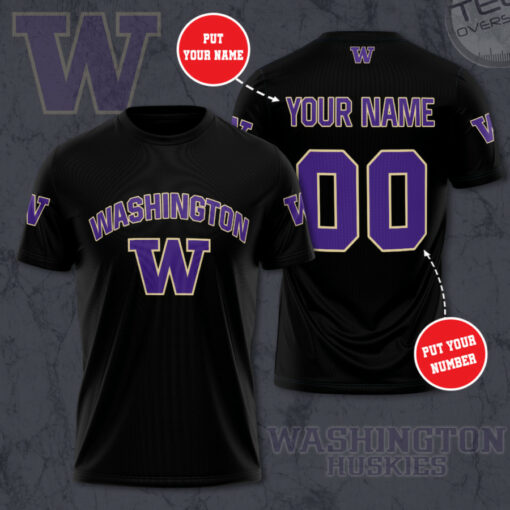 Washington Huskies 3D T shirt 01