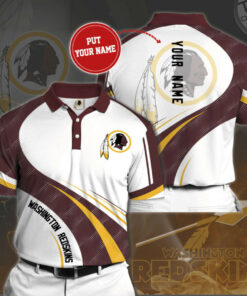 Washington Redskins Polo 3D - NFL Clothes 