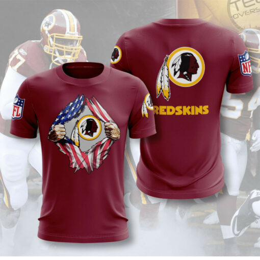Washington Redskins 3D T shirt 02