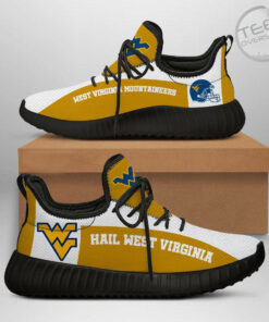 West Virginia Mountaineers Yeezy Shoes 01