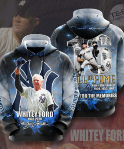 Whitey Ford New York Yankees 3D Hoodie 03