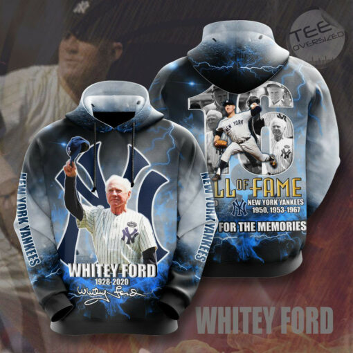 Whitey Ford New York Yankees 3D Hoodie 03