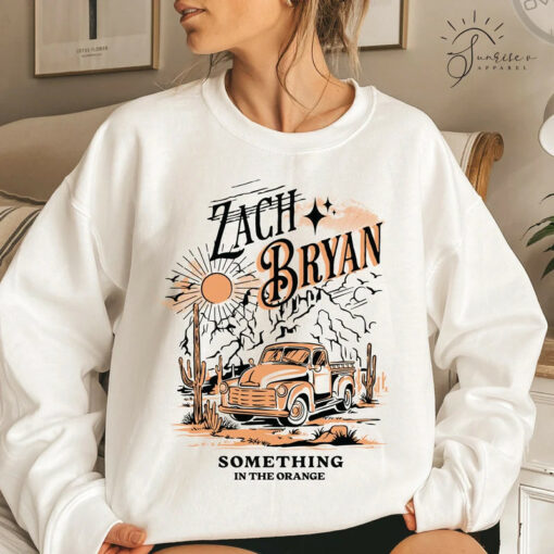 Zach Bryan Oversized Sweatshirt White