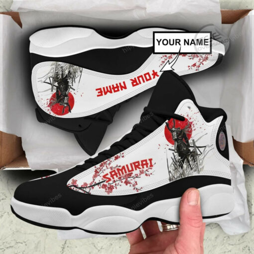 personalized samurai warrior jd13 sneakers
